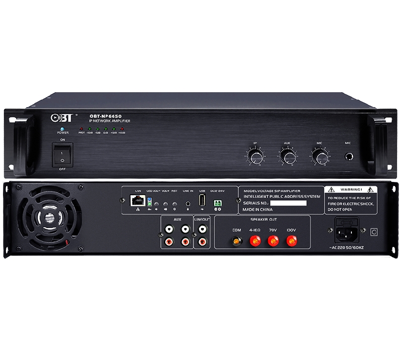 IPSIP網(wǎng)絡(luò)功放 OBT-NP6650