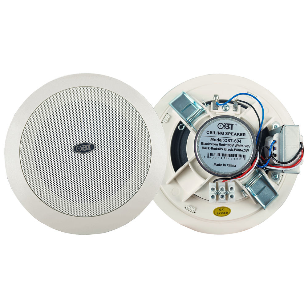 高品質(zhì)天花喇叭（優(yōu)質(zhì)塑膠） OBT-604