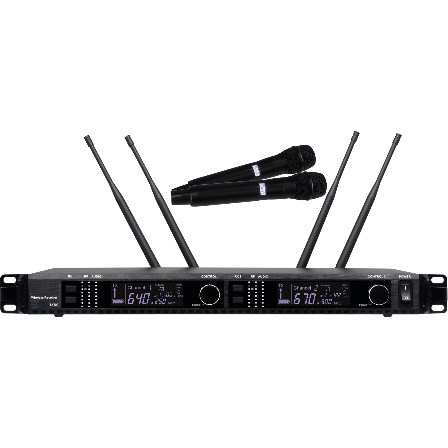 IP網絡真分集遠程無線話筒 OBT-IP8280