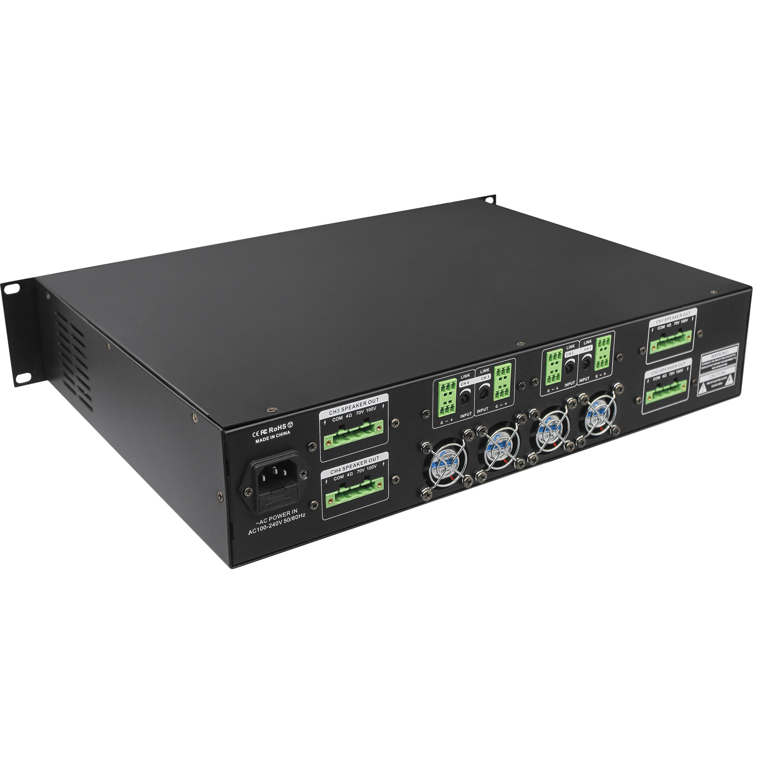 4通道純后級功放 OBT-7448