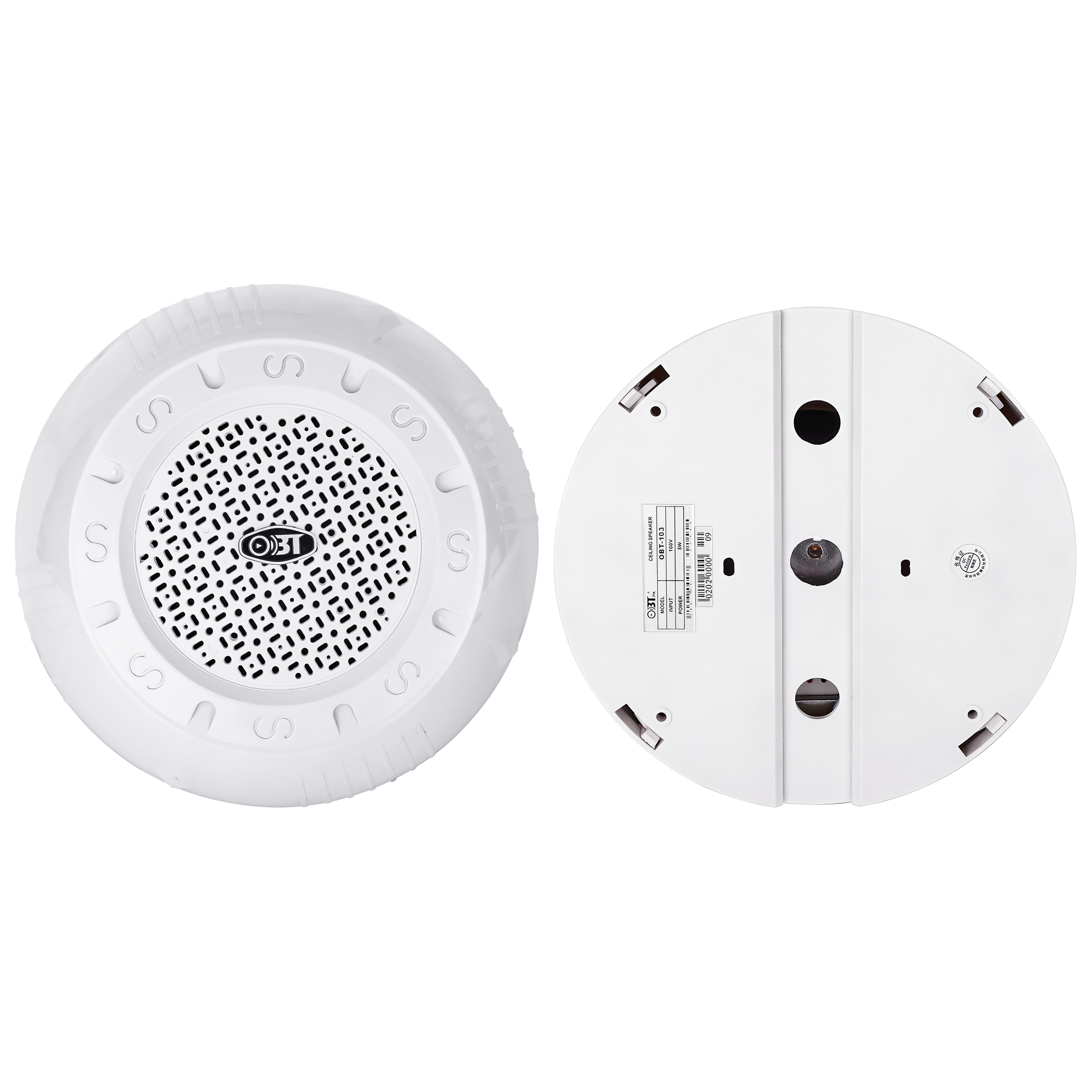 高品質(zhì)天花喇叭（優(yōu)質(zhì)塑膠） OBT-103